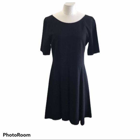 JCrew Black Dress size 10 fit and flare - Picture 1 of 4